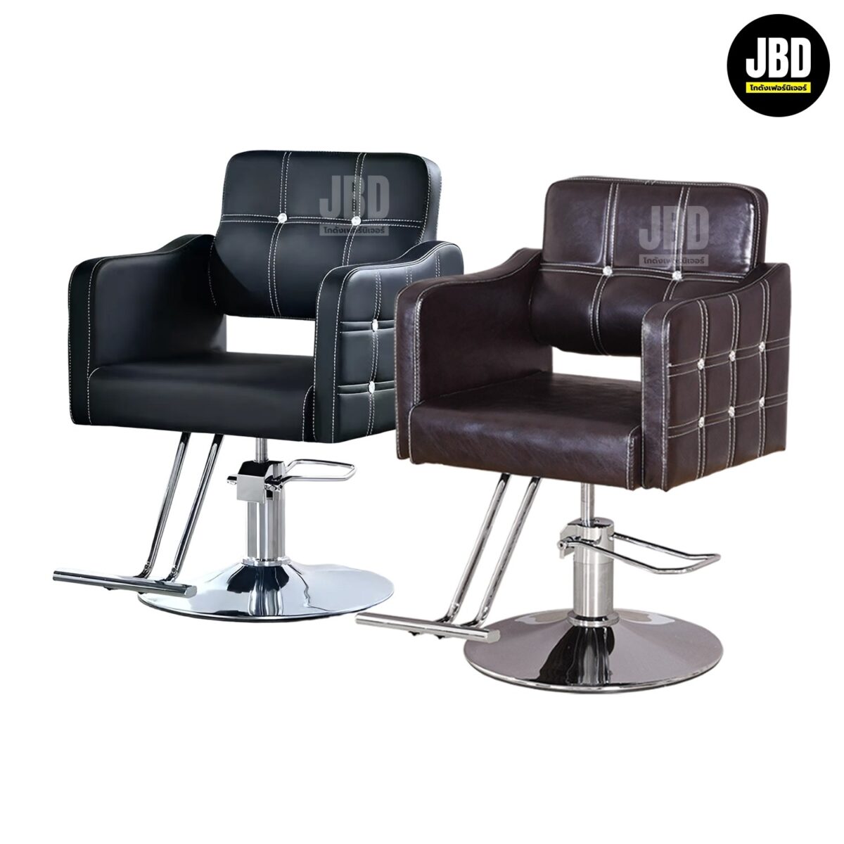 JBD storehouse เก้าอี้ร้านทำผม เก้าอี้ร้านเสริมสวย เก้าอี้ซาลอน ไฮโดรลิคปรับสูง-ต่ำได้ รหัส:JBD6132